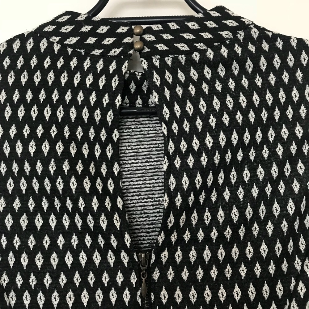Xhilaration Skater Dress Black And White Size M - Picture 5 of 8